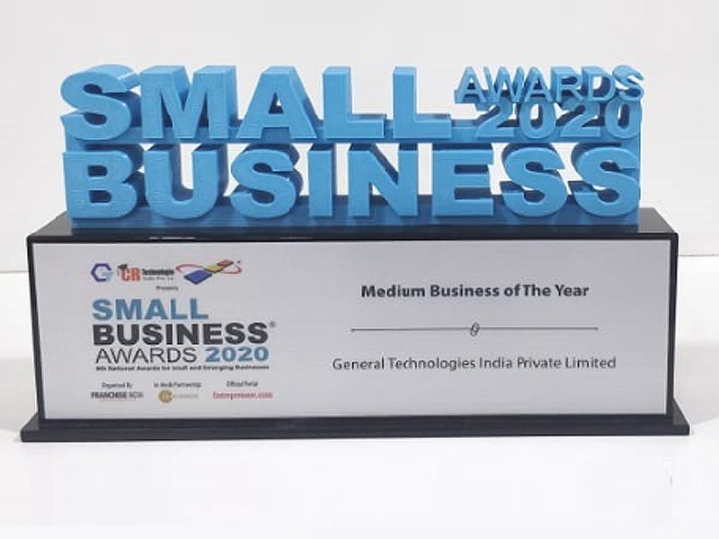 Medium Business Award of the Year Zee Business and Entrepreneur India